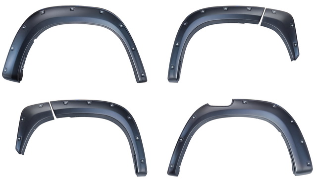 FENDER FLARE OFFROAD (STD) 6'' MATTE BLACK D/C